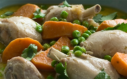 Curry de Poulet à la Patate Douce